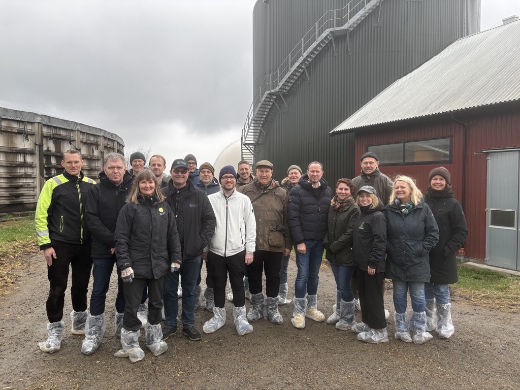 Projektmedlemmar från Danmark och Sverige.
